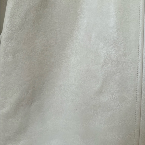 Joseph Biker Calf Leather Jacket, White, Size 34 - Picture 14 of 16